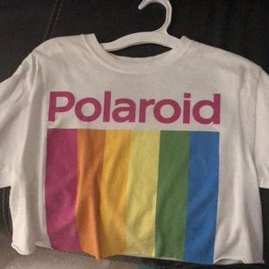 Polaroid crop top